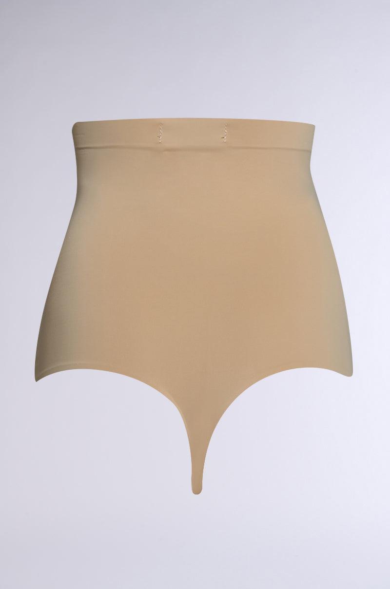 TITSY SHAPER THONG IN TAN