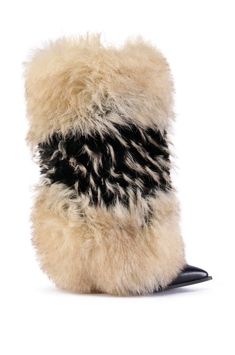 AZALEA WANG EKKO MULTI FUR BOOT