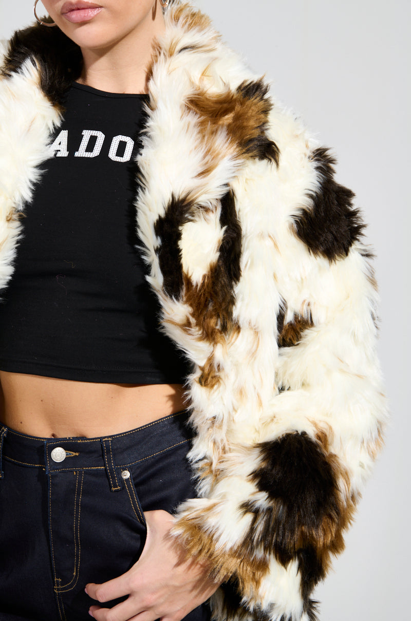 BRONX FAUX FUR COAT