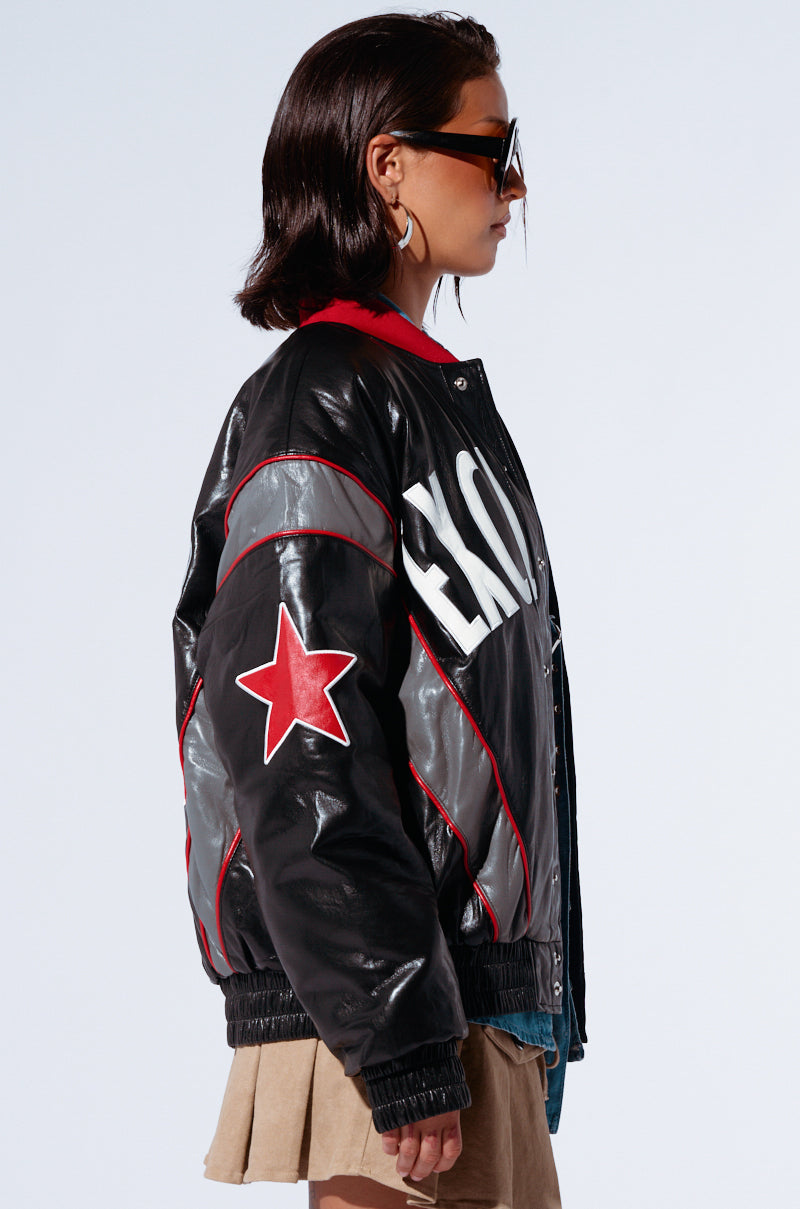 ROADRUNNER EMBROIDERED BOMBER