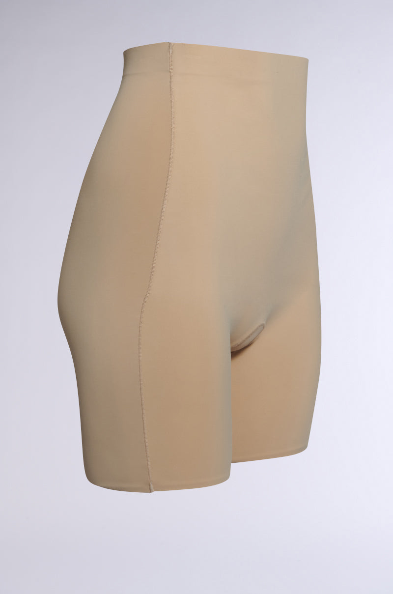 TITSY TUMMY TUCK SHORTS IN TAN