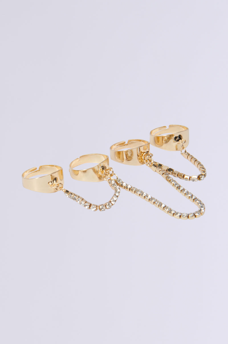 STAY CONNECTED BLING RING SET