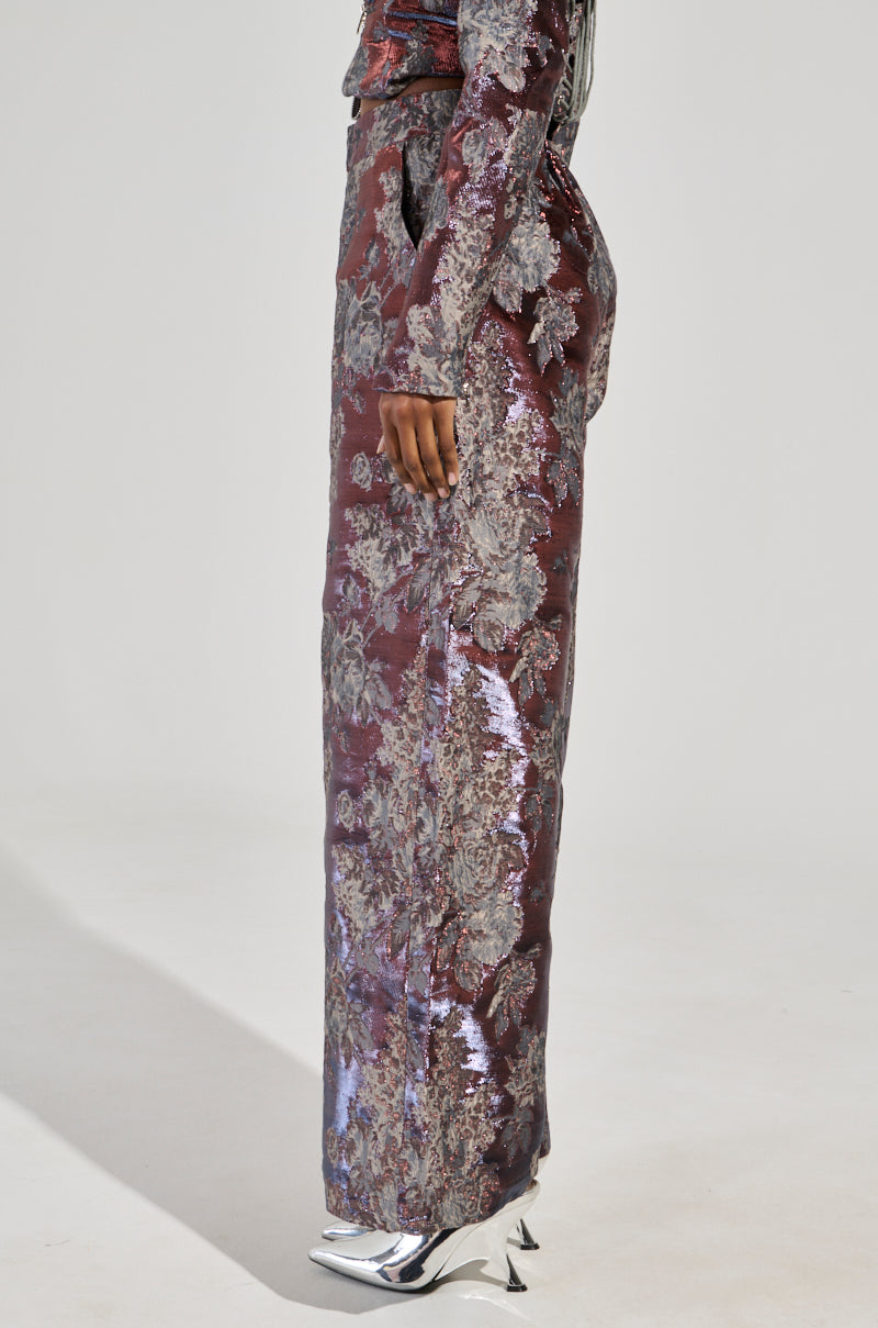 ODESSA BROCADE TROUSER