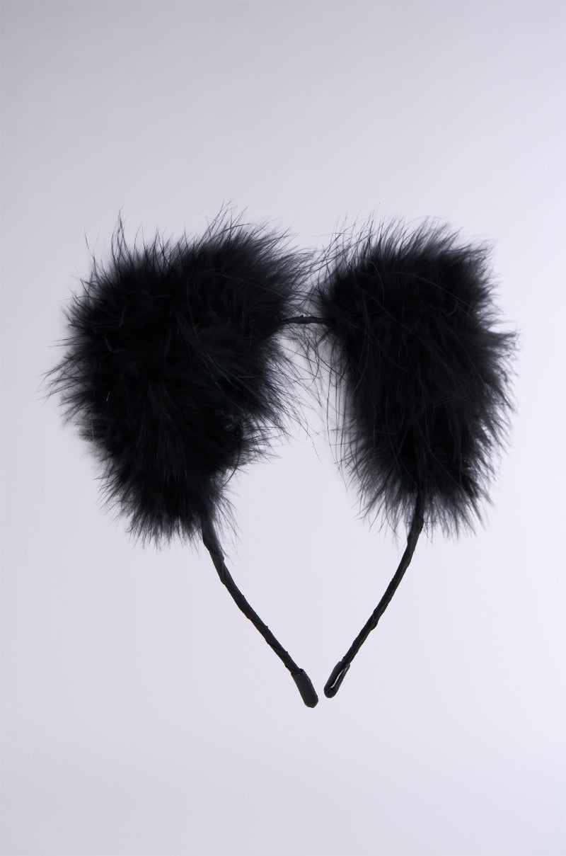 FEATHER CAT EARS