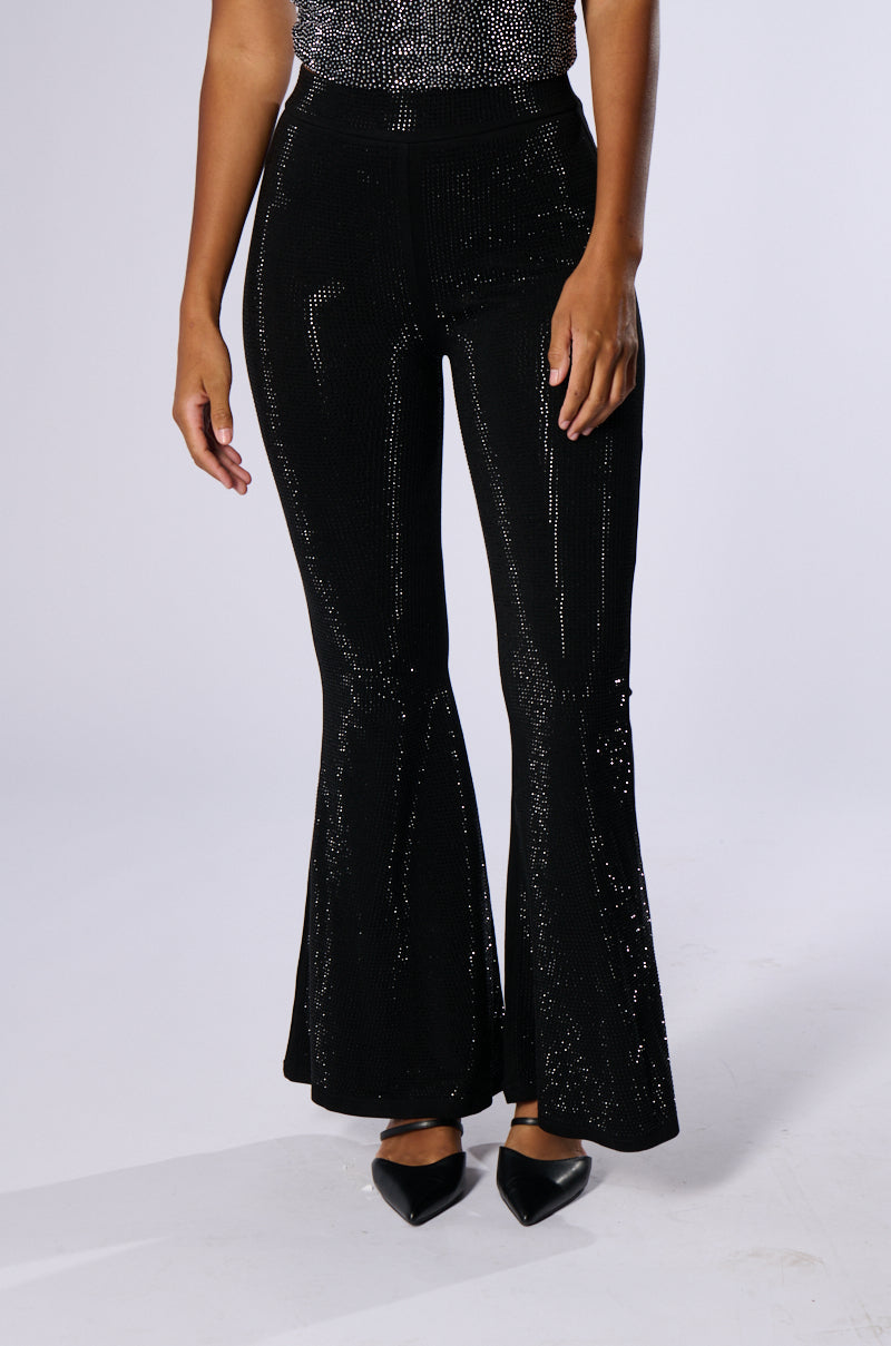 DISCO QUEEN FLARE LEG TROUSER