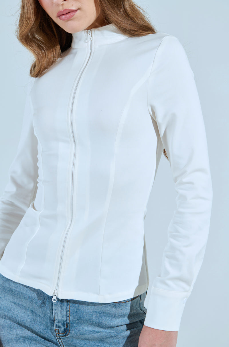 ZIP COLLAR SHIRT