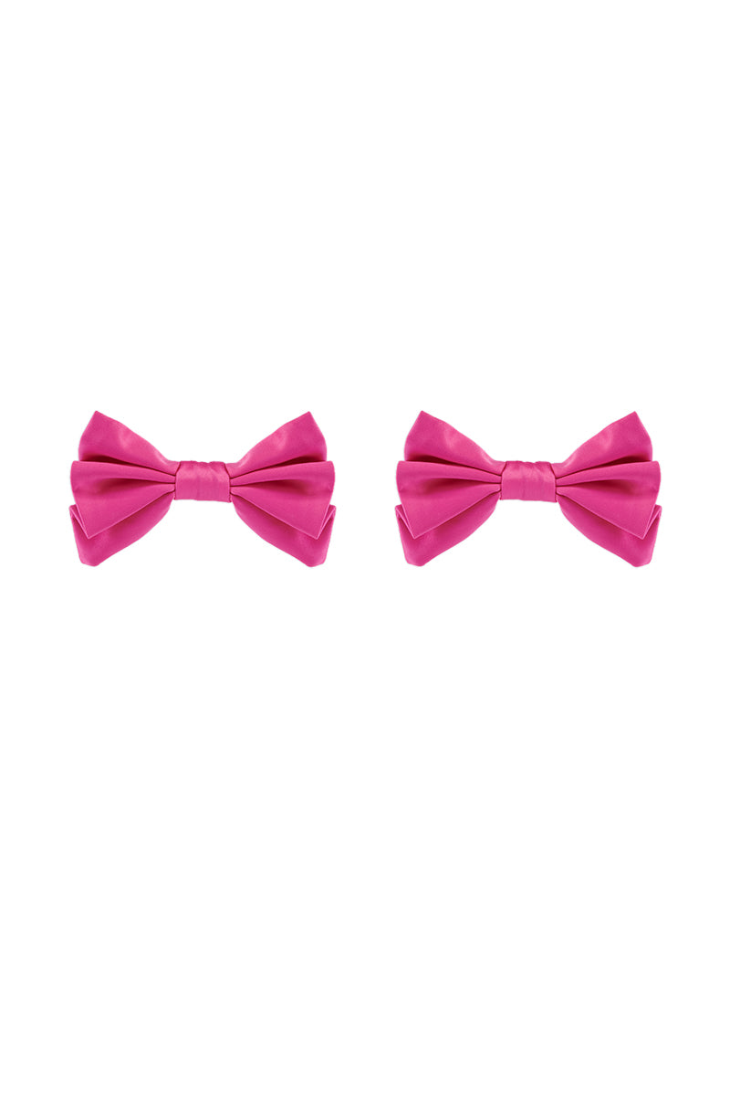 VALENTINA BOW EARRING IN PINK