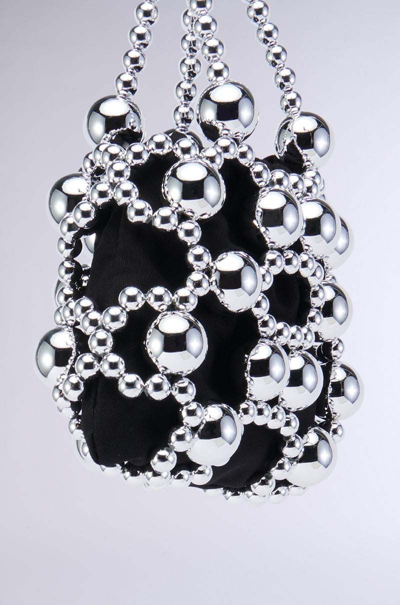 KEEP ME CLOSE CHROME PURSE