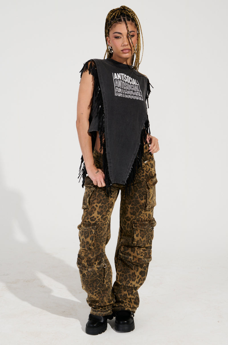 THE ULTIMATE LEOPARD CARGO PANT