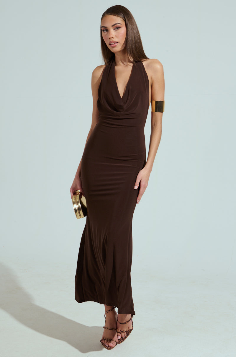 DRIP DRIP SLINKY MAXI DRESS