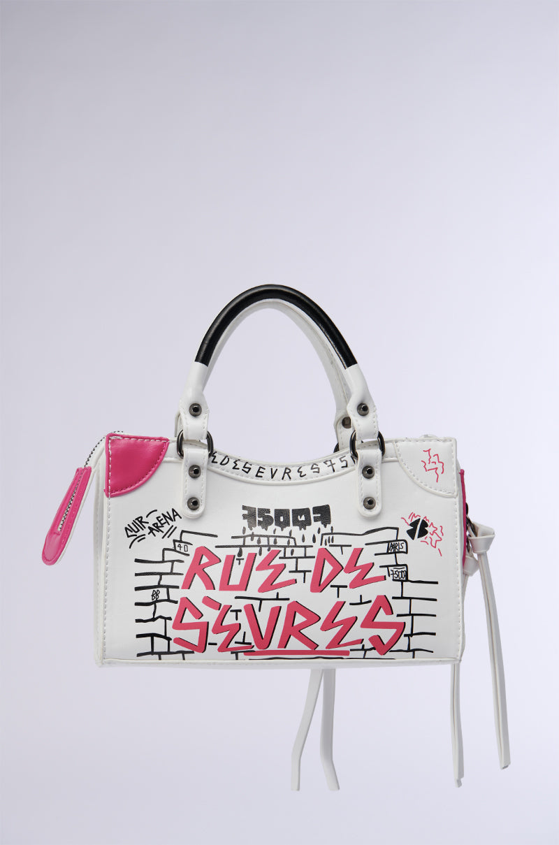 PARIS LOVES ME GRAFFITI PURSE