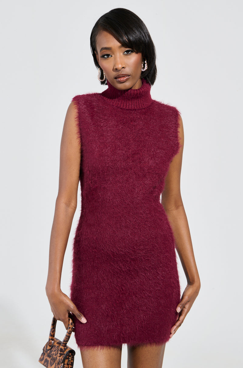 PINKY PROMISE SOFT KNIT MINI DRESS