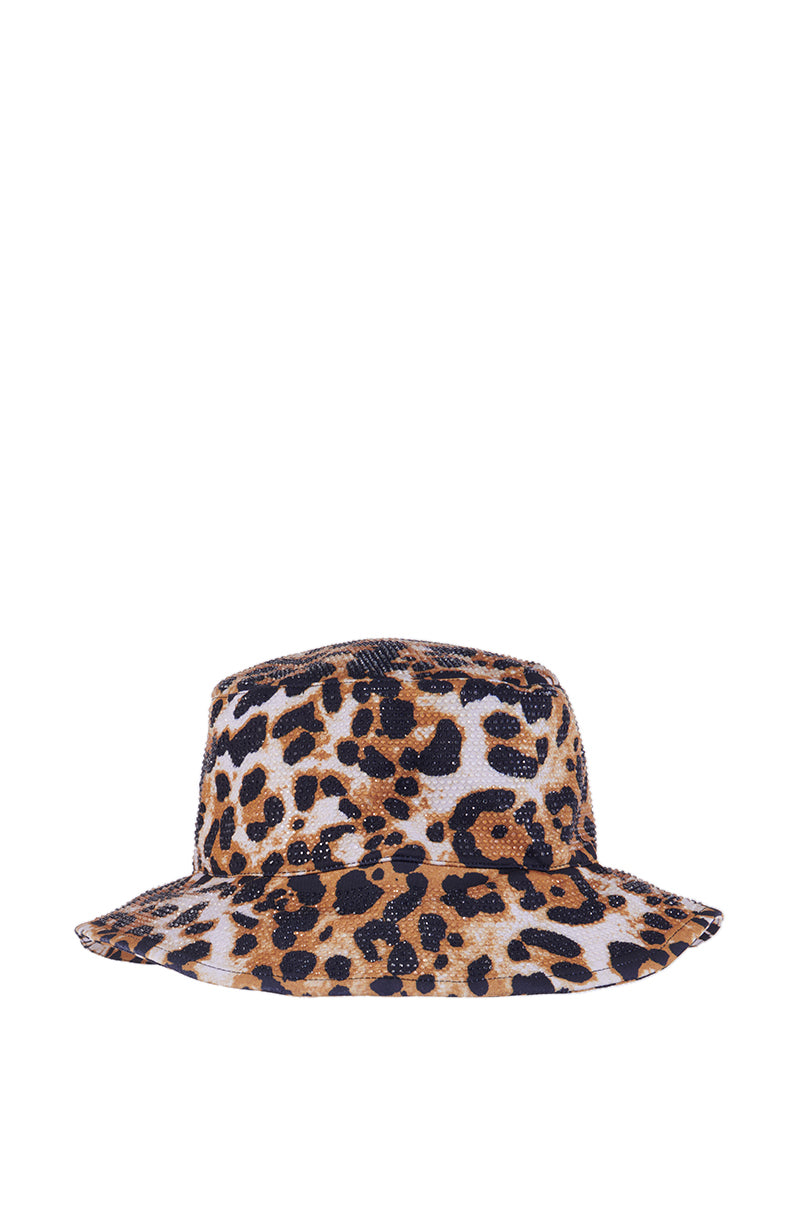 CHEETAH GURLLL BUCKET HAT