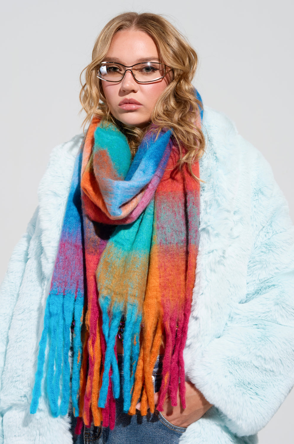 BY THE FIRE BLANKET SCARF