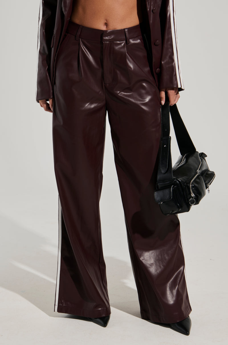 DAYTIME LOVIN TROUSER IN BURGUNDY