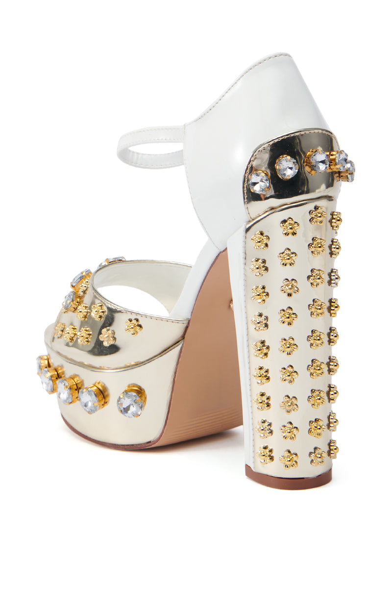 AZALEA WANG URSINA WHITE SANDAL