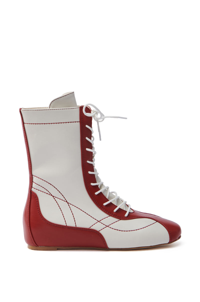 AZALEA WANG PASSER SPORTY FLAT BOOTIE