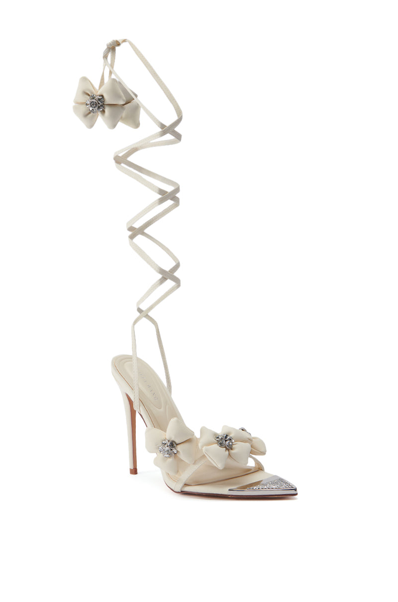 AZALEA WANG ELAINE EMBELLISHED SANDAL IN TAN