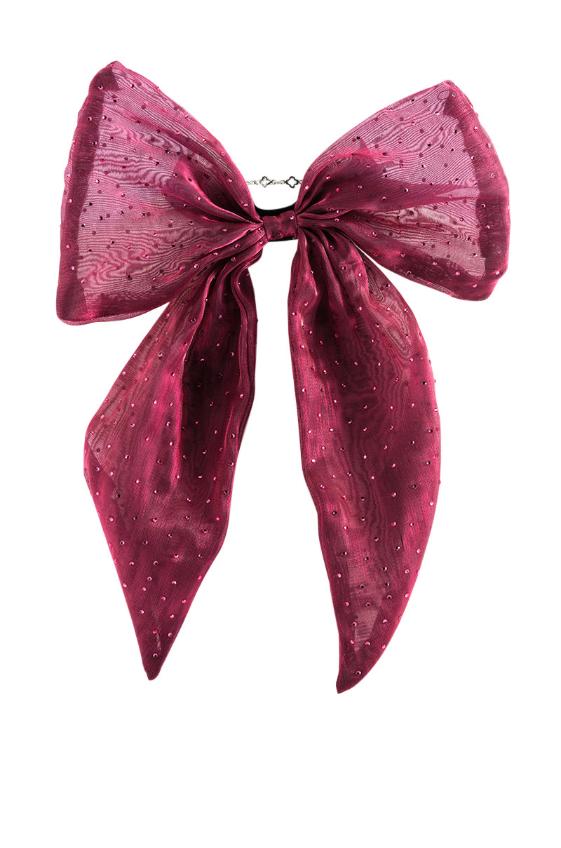 EMBELLISHING YOU BOW CHOKER