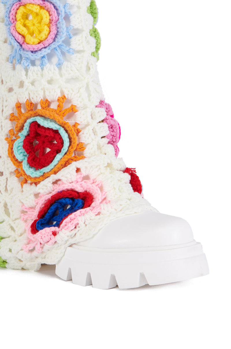 AZALEA WANG ROMOLA CROCHET BOOT