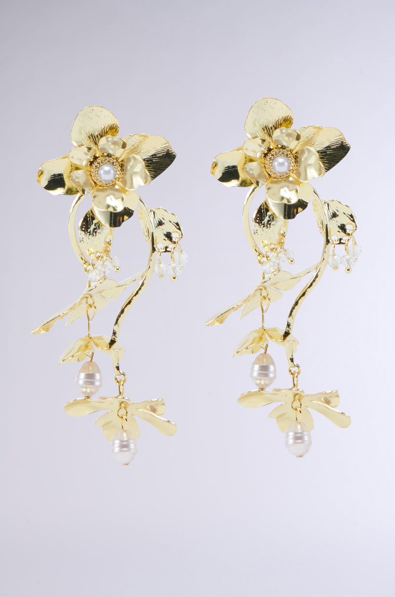 BLOOM WITH ME DANGLE EARRING