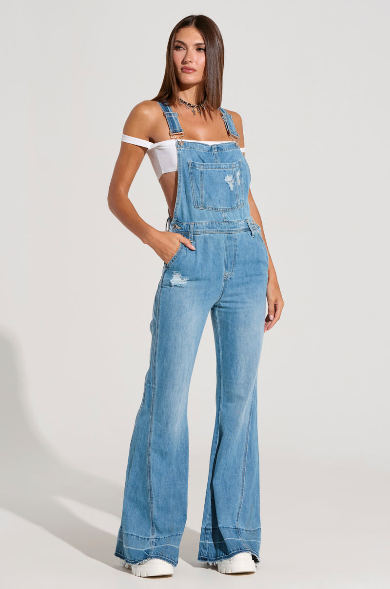 LARINA DENIM OVERALLS