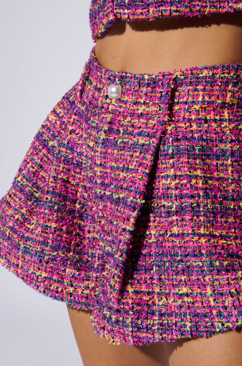 EFFIE TWEED SHORTS