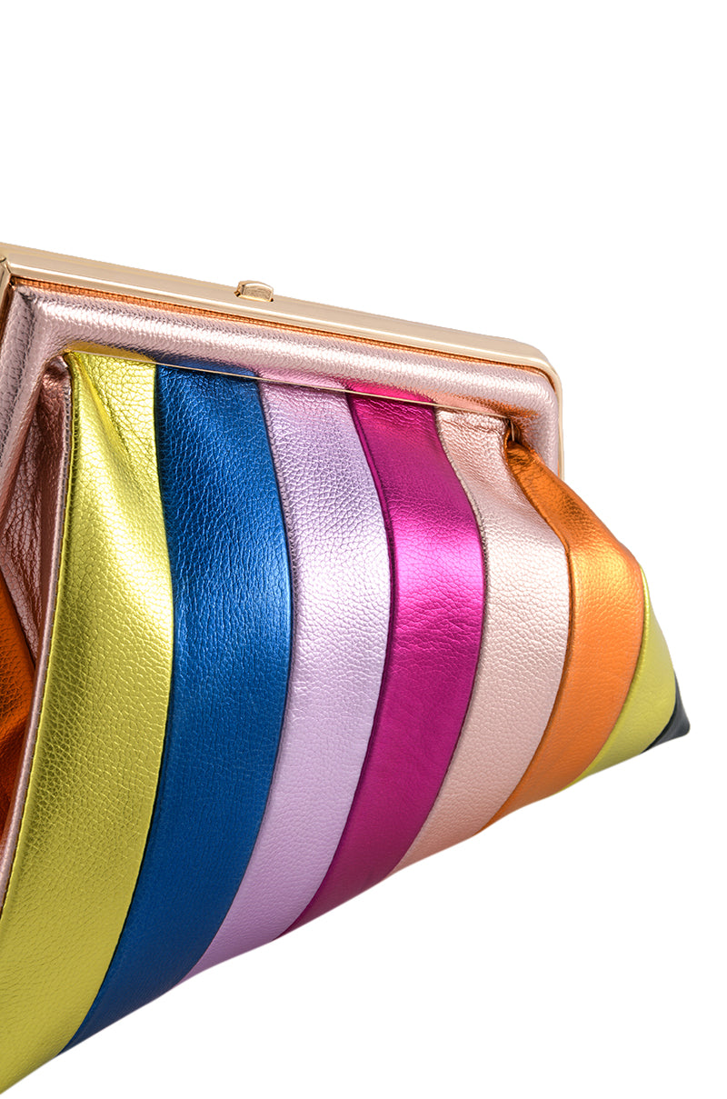 HIDDEN HILLS METALLIC CLUTCH