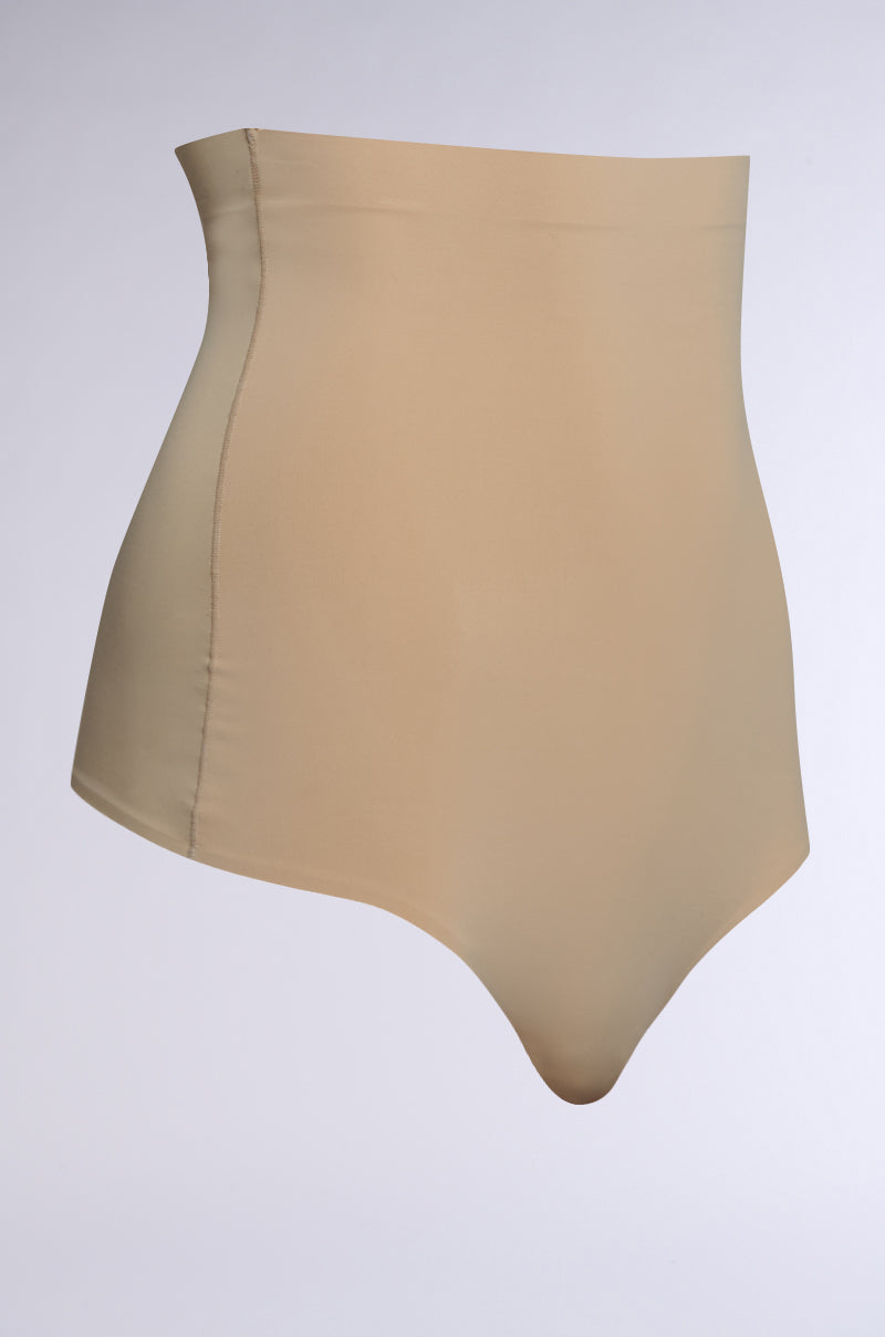 TITSY SHAPER THONG IN TAN