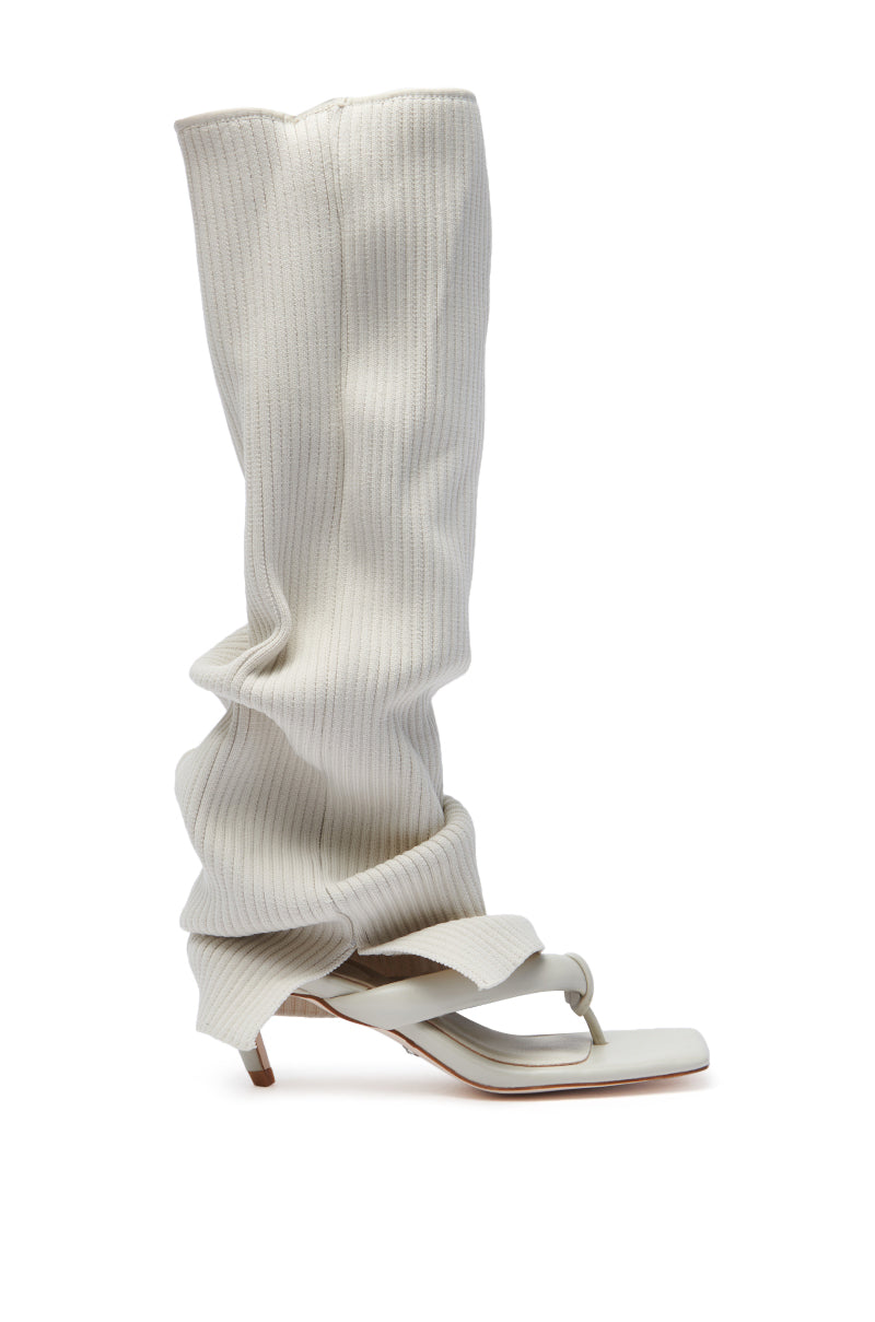 AZALEA WANG SAPPHIRA BONE SANDAL