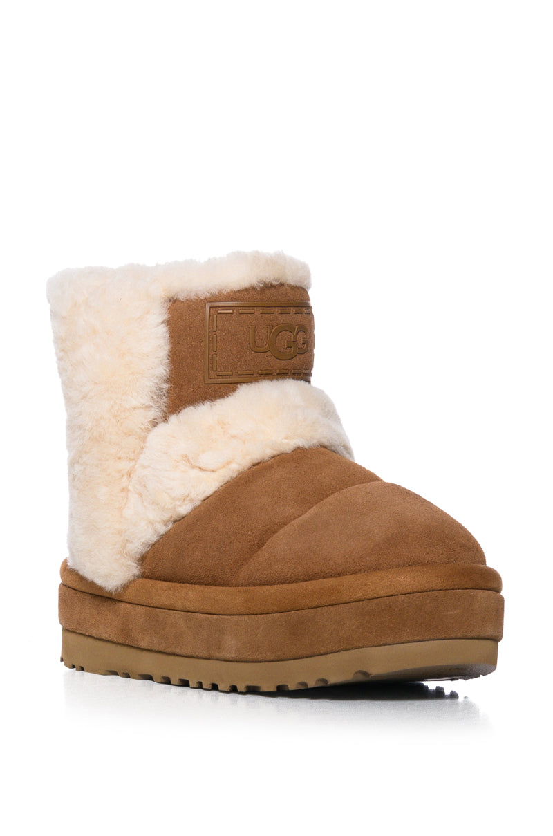 UGG CLASSIC CLOUDPEAK BOOTIE IN CHESTNUT