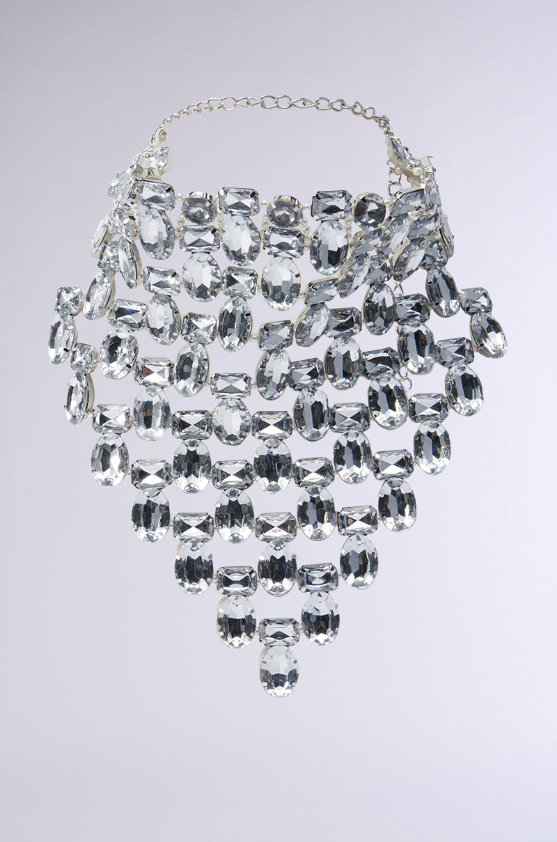PAY MY BILLS NECKLACE IN SILVER