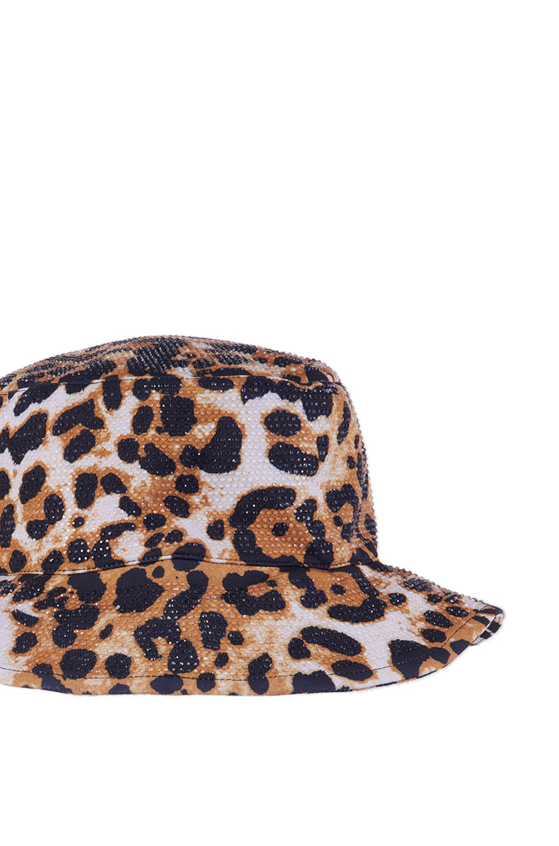 CHEETAH GURLLL BUCKET HAT