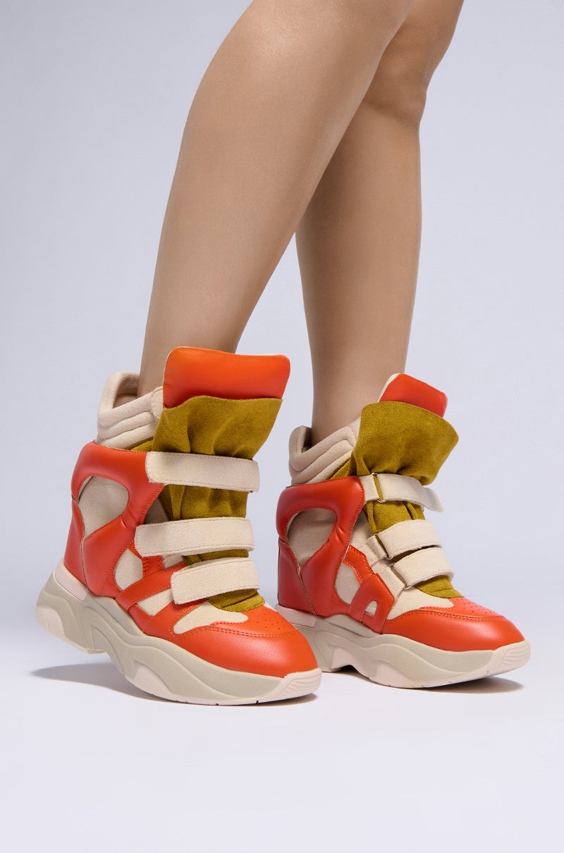 MARANTO CHUNKY ORANGE SNEAKER