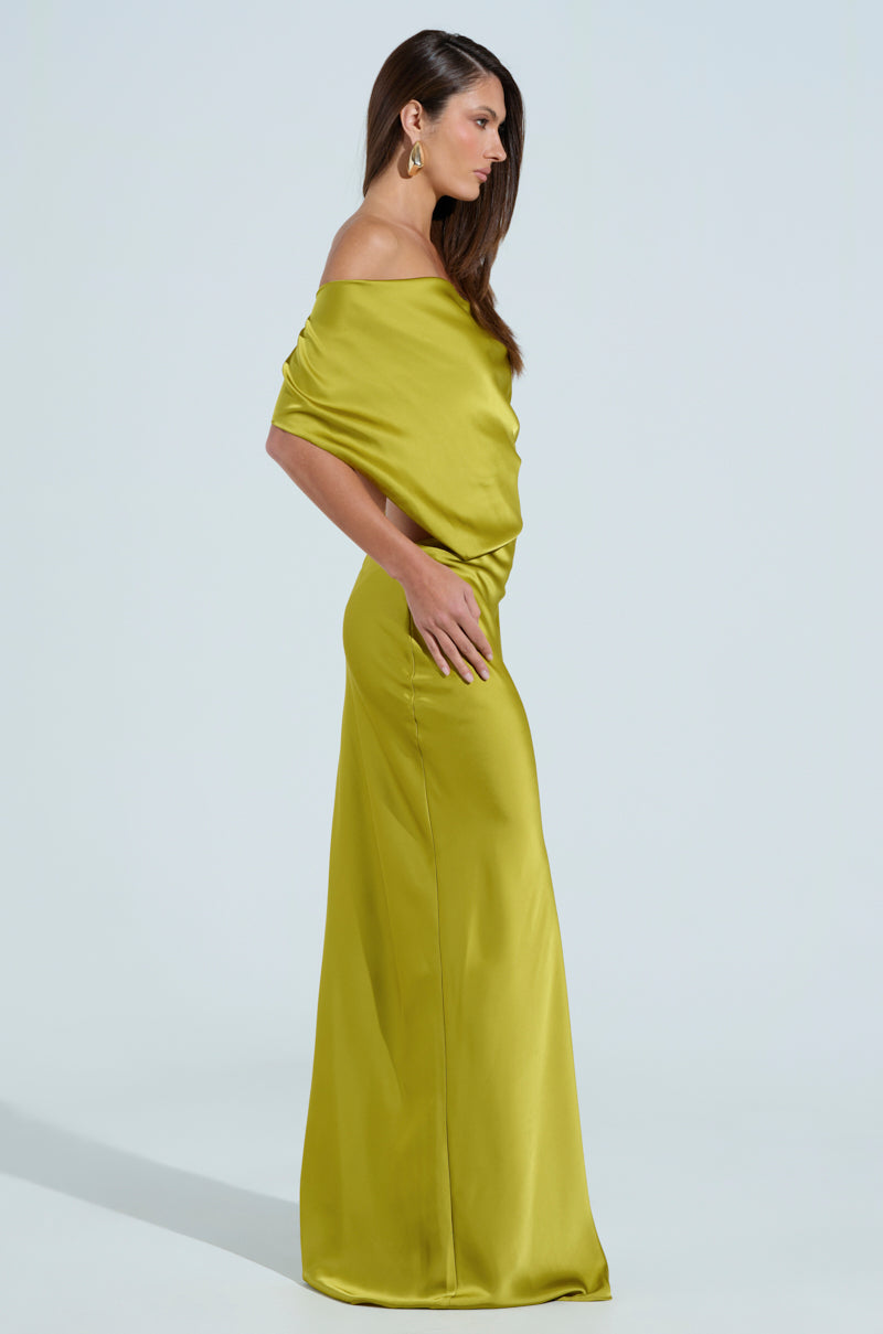 ISLA SATIN MAXI DRESS