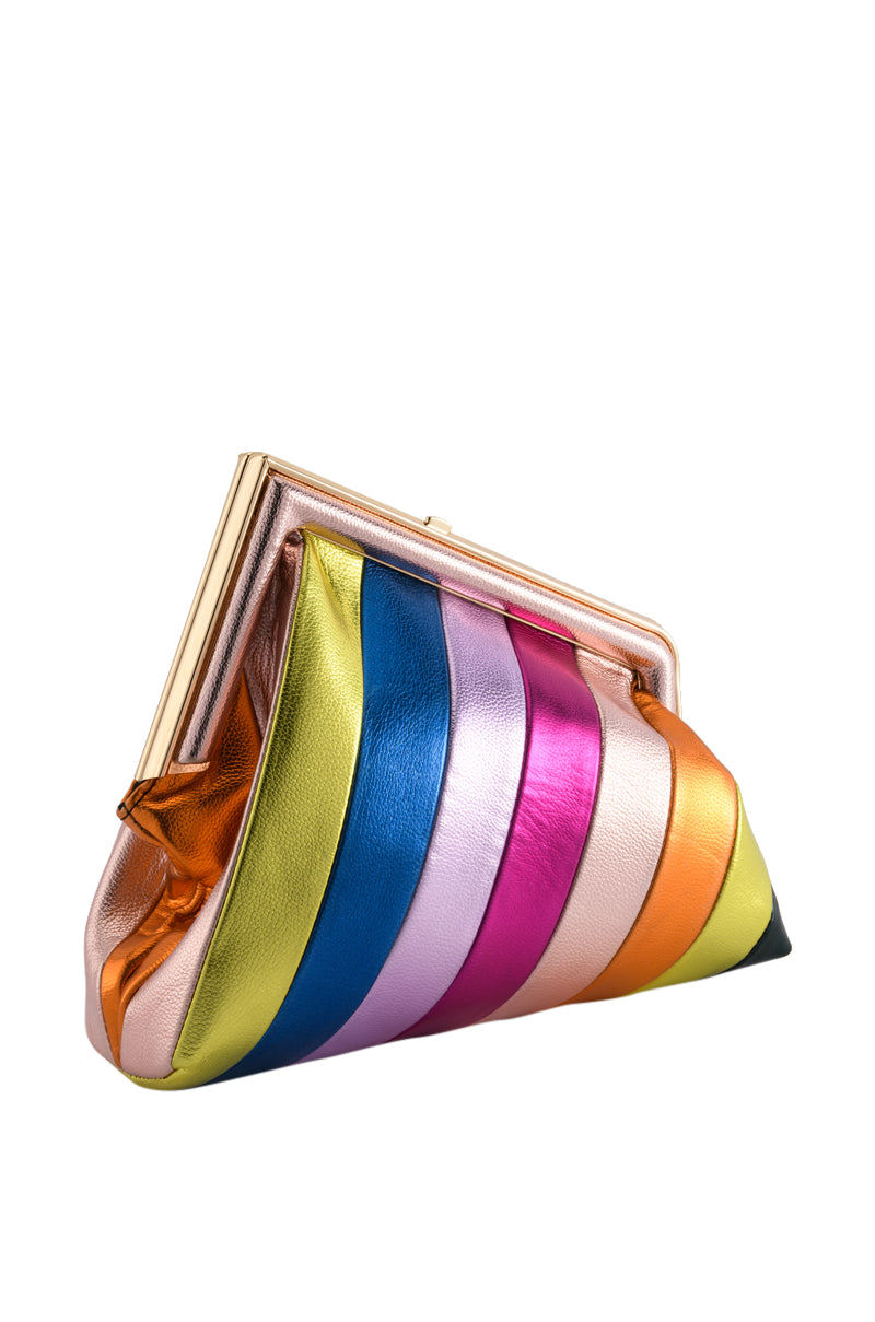 HIDDEN HILLS METALLIC CLUTCH