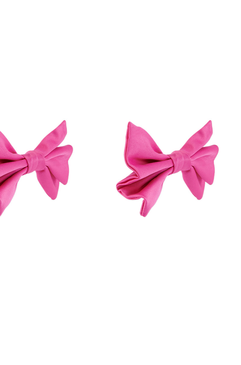 VALENTINA BOW EARRING IN PINK