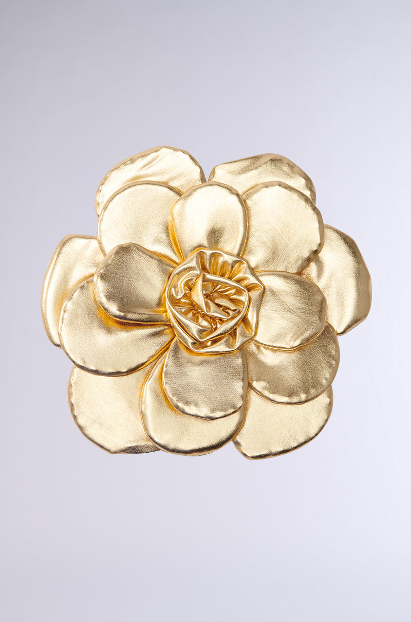 GOLDEN HOUR METALLIC BROOCH