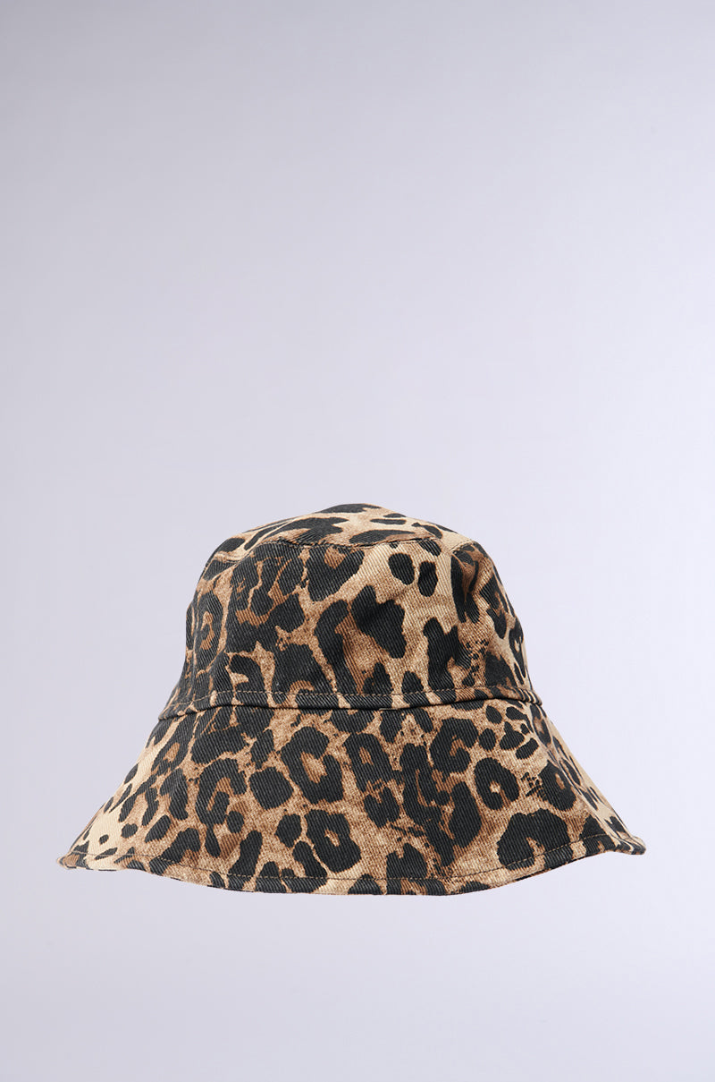 WILD ONE CHEETAH BUCKET HAT