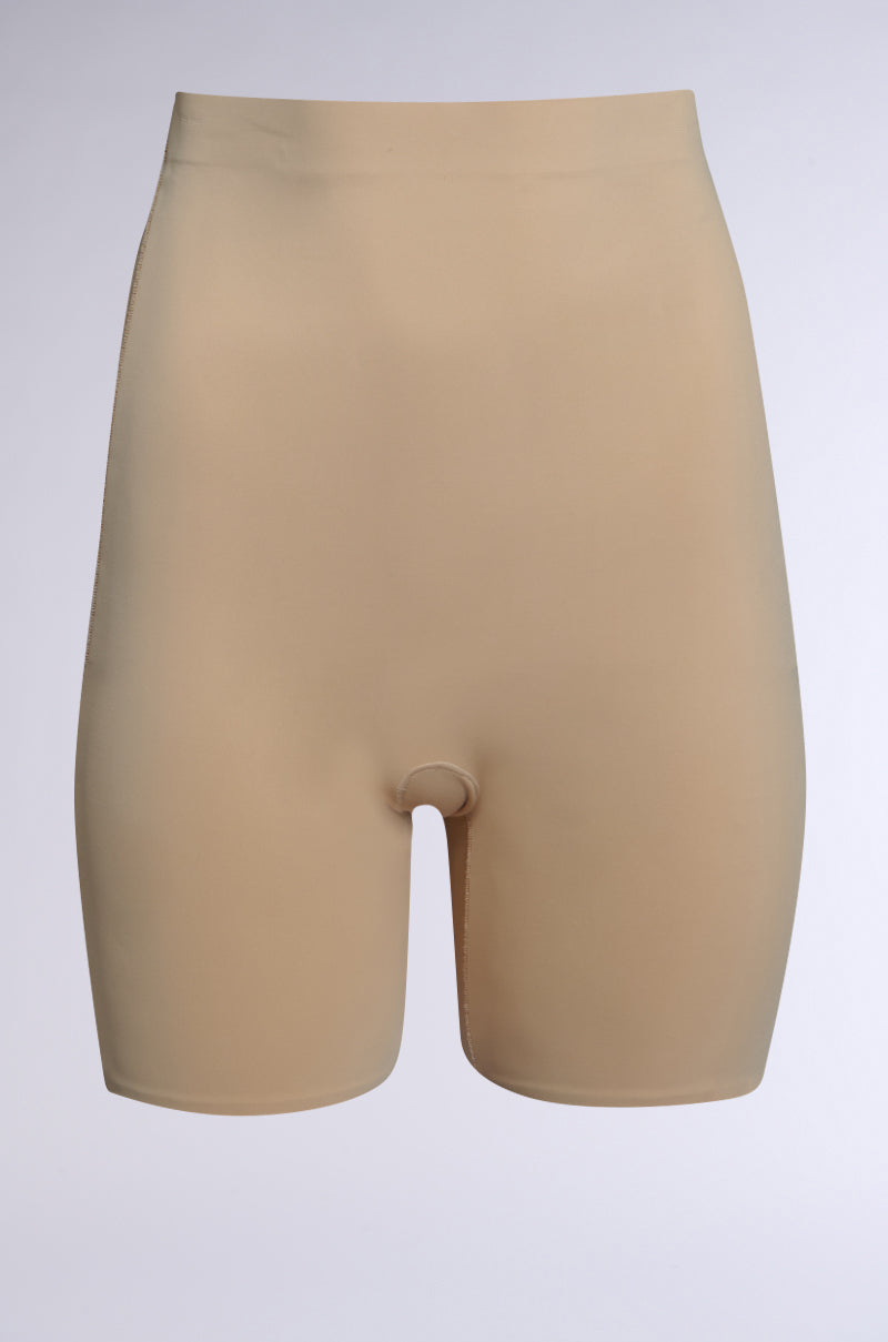 TITSY TUMMY TUCK SHORTS IN TAN