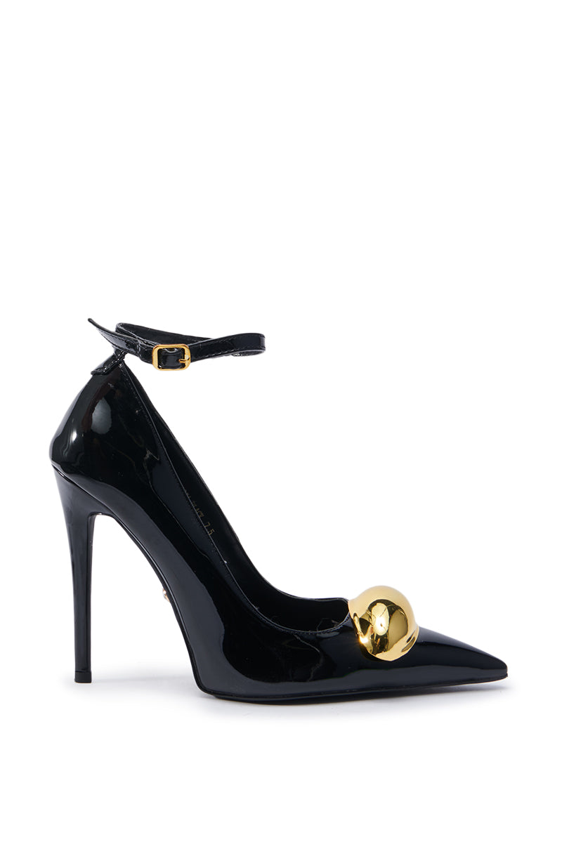 AZALEA WANG ESMARIA BLACK STILETTO PUMP