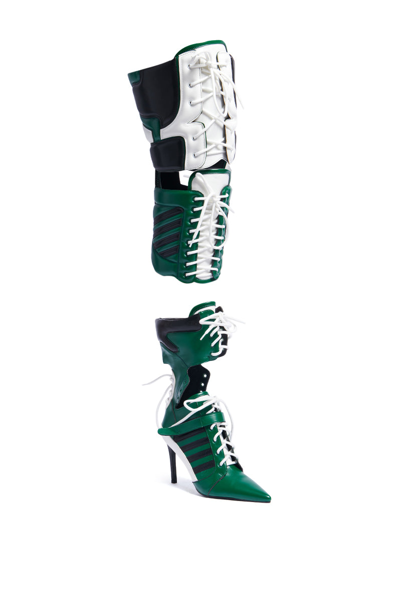 AZALEA WANG KANEY GREEN SPORT 2-1 BOOT