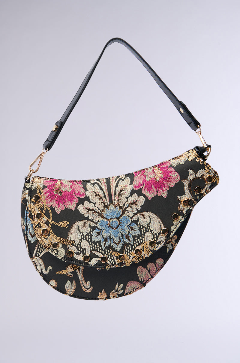 BROCADE DREAMS SADDLE BAG