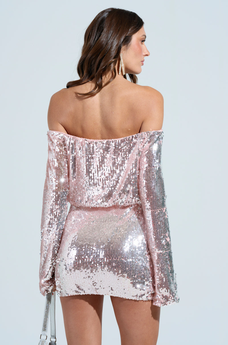 SERENA SEQUIN MINI DRESS