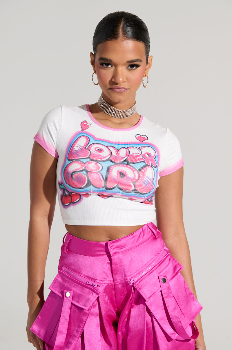 LOVER GIRL BABY TEE