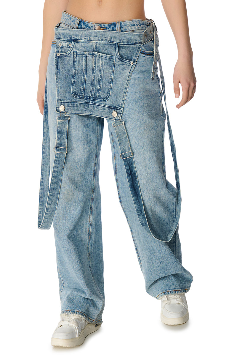 SABIE DENIM OVERALL BELT