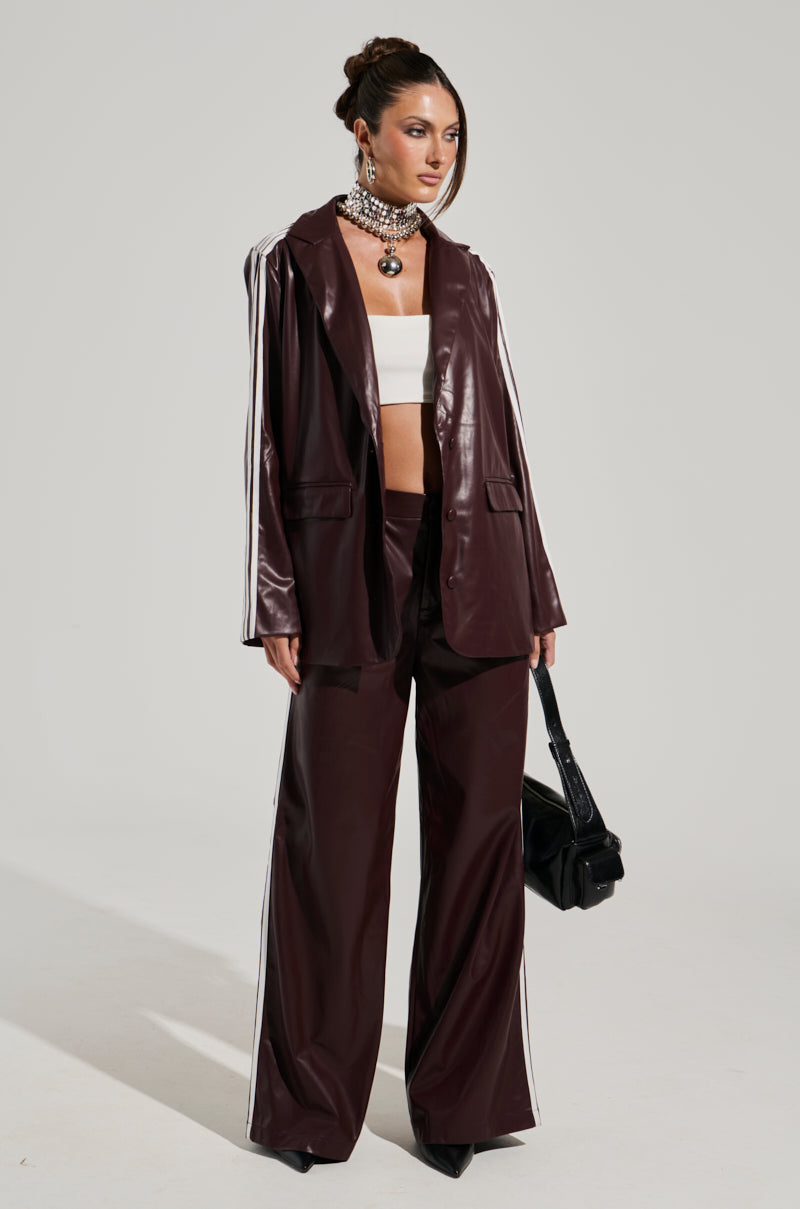 DAYTIME LOVIN TROUSER IN BURGUNDY