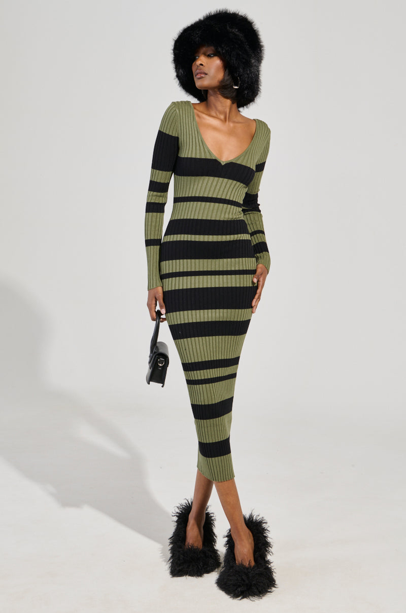 DESTINATIONS SWEATER DRESS