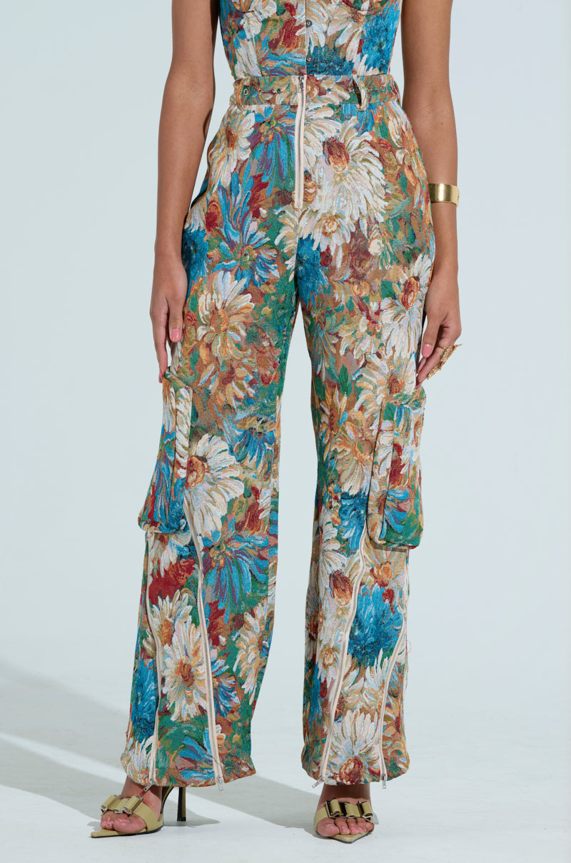 FANTASY CAPTURED COLORFUL CARGO PANT