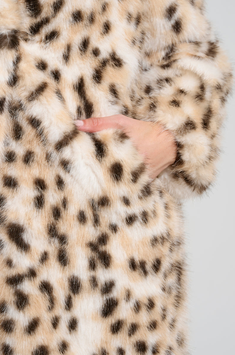 ONE OF ONE FAUX FUR TRENCH